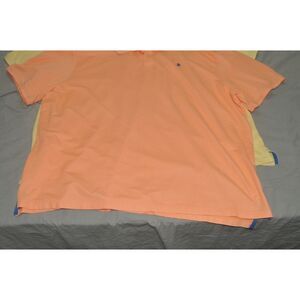 5XLT Big Men's Izod Polo Shirts - Lot of 2 - Yellow & Rose -Worn ONCE EUC